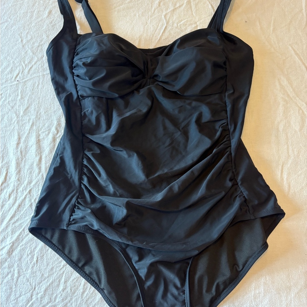 Beach Party Black One-Piece Swimsuit